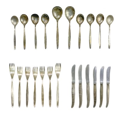 Lot 26 - An assortment of WMF plated cutlery.