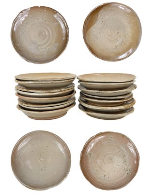 Lot 546 - Sixteen studio pottery shallow bowls by Seth Cardew.