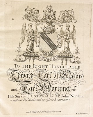Lot 60 - John Norden. 'Speculi Britanniae Pars,' 1728.