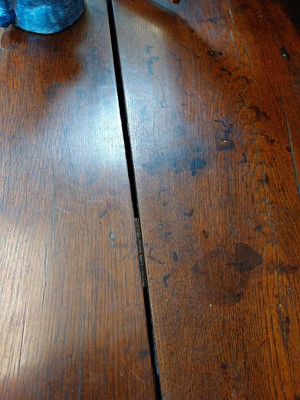 Lot 19 - An oak dresser and rack.