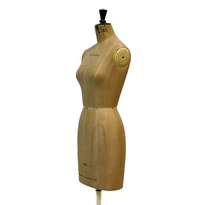 Lot 34 - A vintage Kenneform female mannequin or Taylor's dummy.