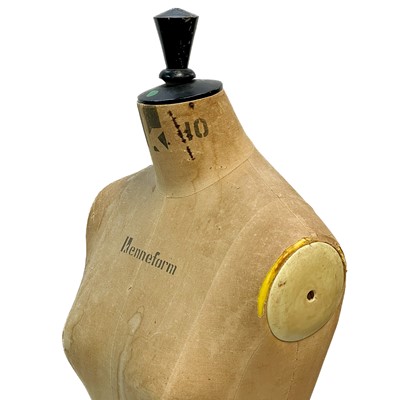 Lot 34 - A vintage Kenneform female mannequin or Taylor's dummy.