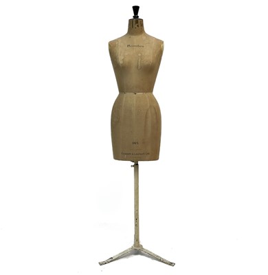 Lot 34 - A vintage Kenneform female mannequin or Taylor's dummy.