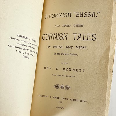 Lot 145 - A collection of Cornish tales. Four works.