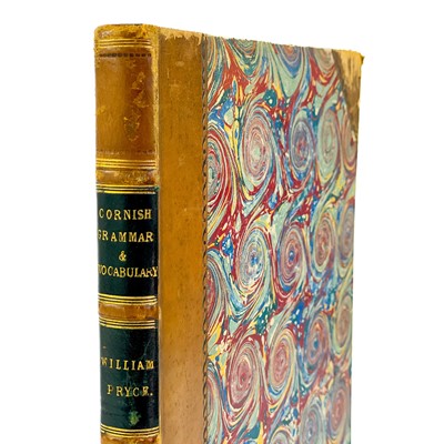 Lot 146 - William Pryce. 'Cornish Grammar and Vocabbulary'.