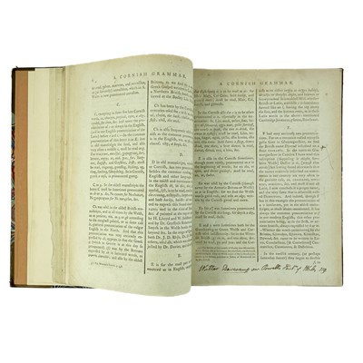Lot 146 - William Pryce. 'Cornish Grammar and Vocabbulary'.