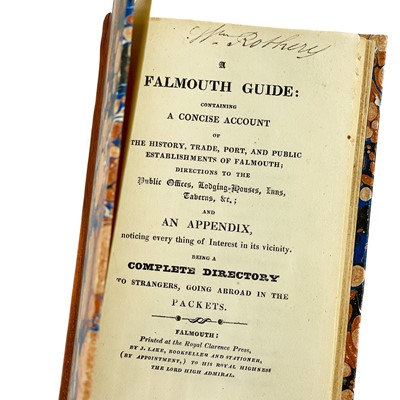 Lot 139 - Richard Thomas. 'A Falmouth Guide', 1815