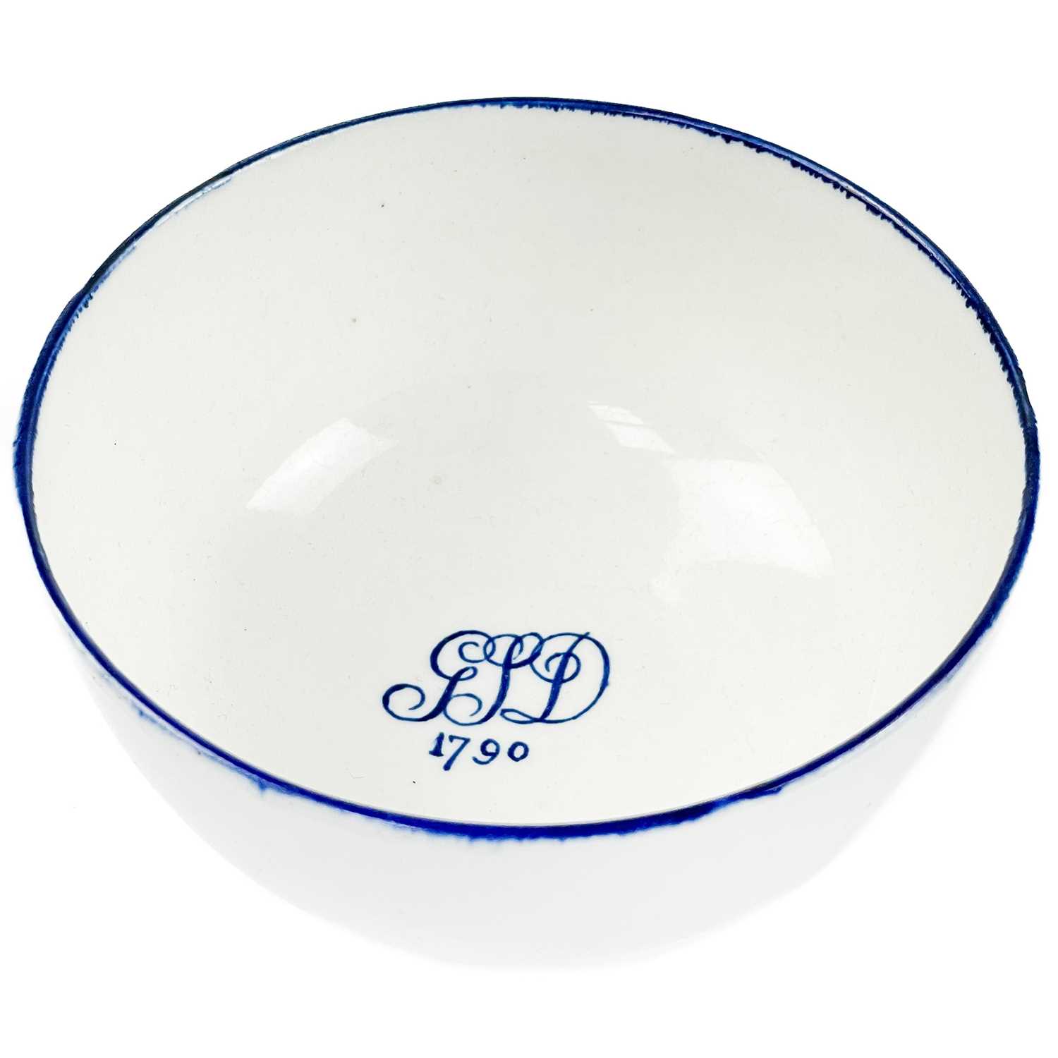 Lot 539 An English porcelain documentary large tea