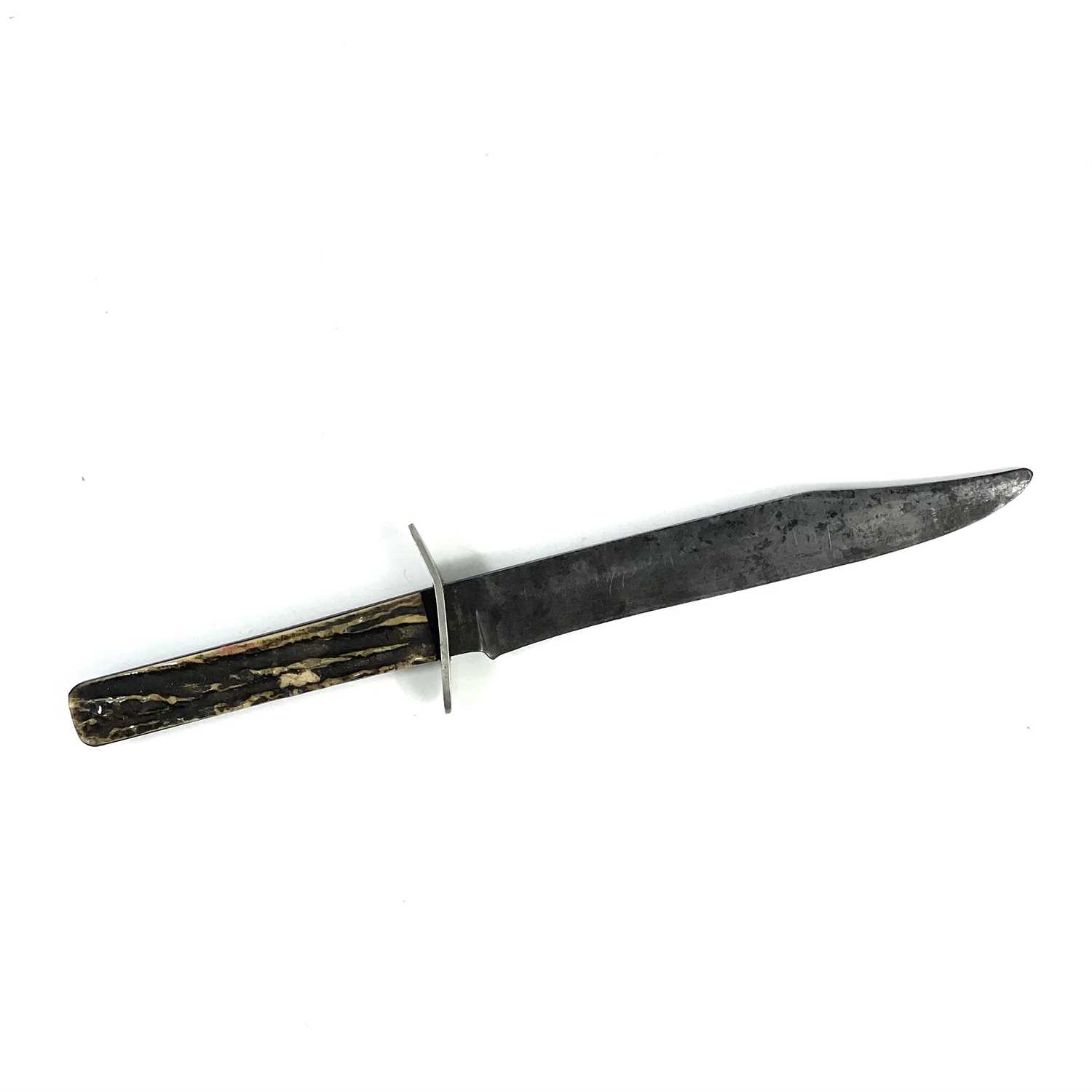 Lot 142 - A Georgian bone handled hunting knife.