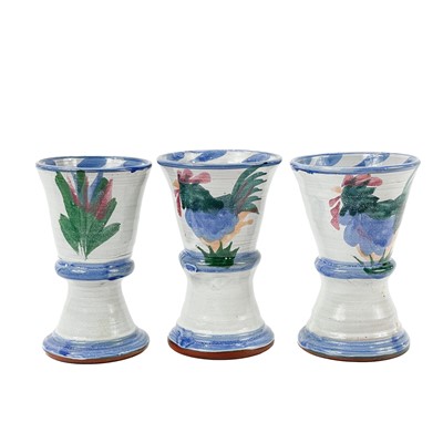 Lot 289 - A Jo Lord studio pottery Lemonade set.