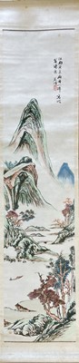 Lot 18 - Twelve Chinese lithograph scrolls, early-mid 20th century.