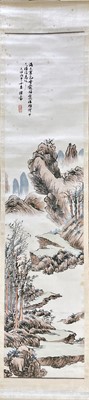 Lot 18 - Twelve Chinese lithograph scrolls, early-mid 20th century.