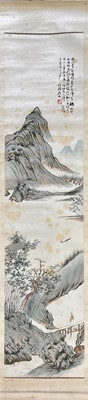 Lot 18 - Twelve Chinese lithograph scrolls, early-mid 20th century.