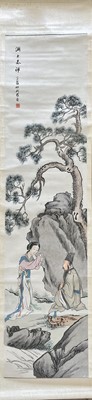 Lot 18 - Twelve Chinese lithograph scrolls, early-mid 20th century.