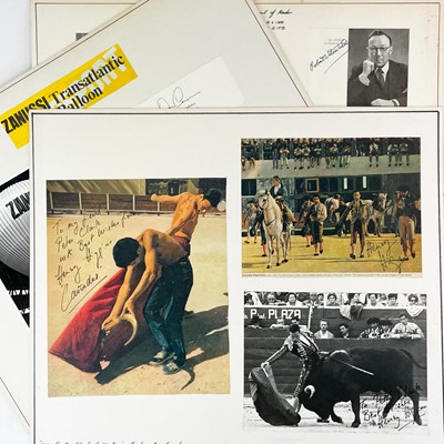 Lot 50 - A collection of mounted signatures.