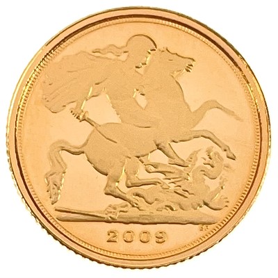 Lot 20 - Royal Mint 1/4 Sovereign 2009 Gold Proof Coin