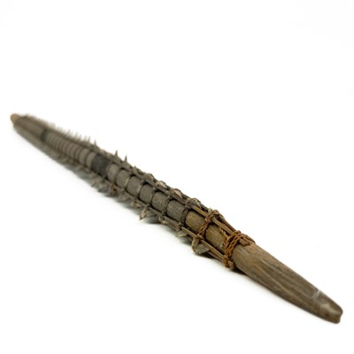 Lot 294 - A Kiribati (Gilbert Islands) shark tooth sword.