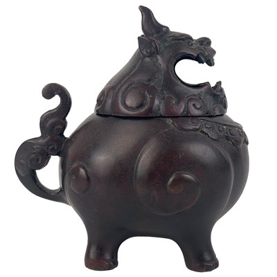 Lot 115 - A Chinese bronze koro, 19th century.