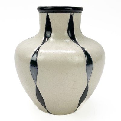 Lot 482 - A Boch Gres Keramis Art Deco vase.