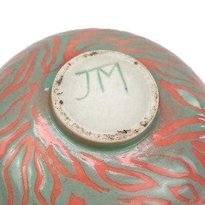 Lot 448 - A Sidney Tustin studio pottery preserve jar and cover.