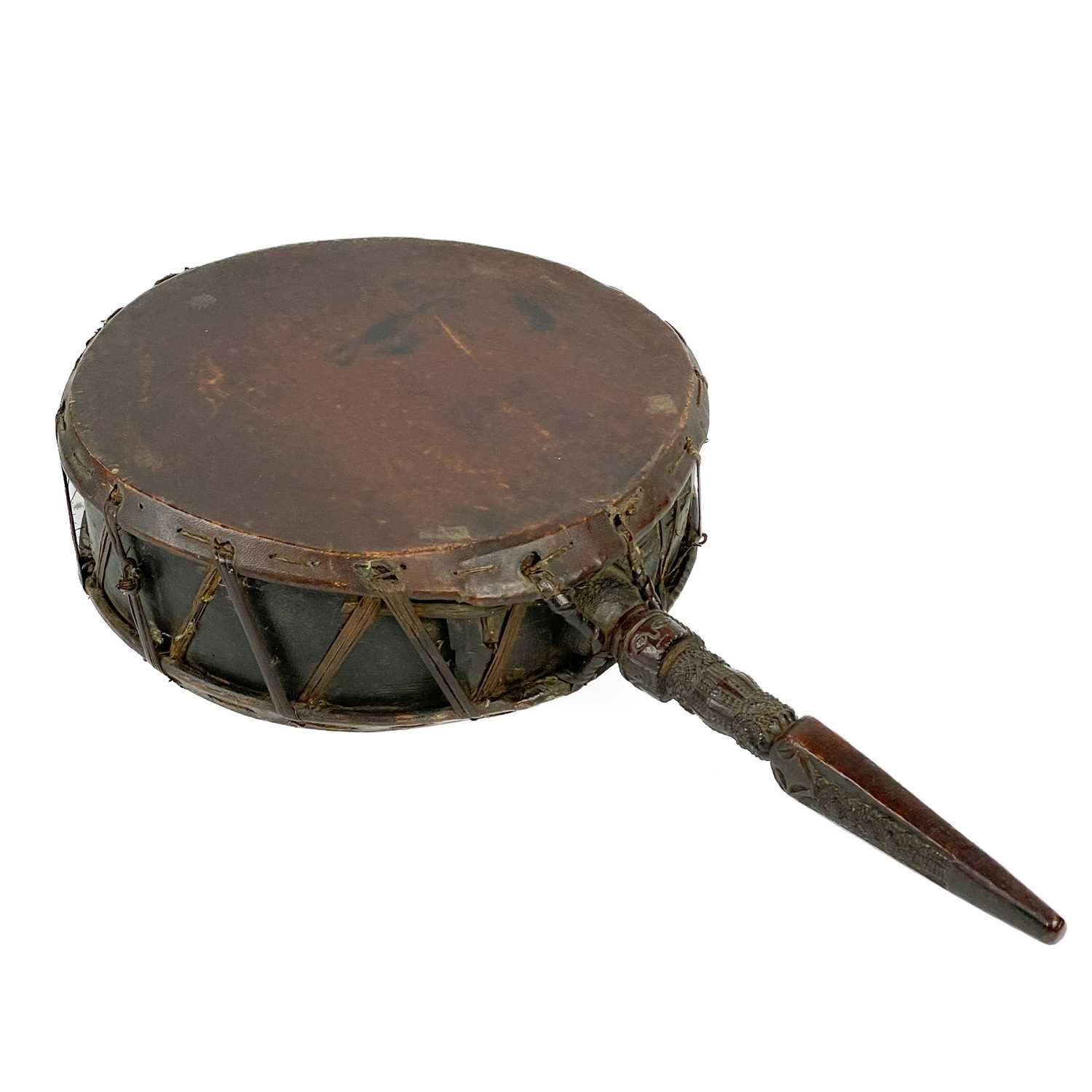 Lot 117 - A Nepalese Dhyangro shamans drum, 19th century.