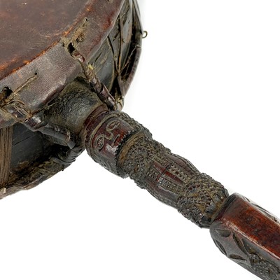 Lot 117 - A Nepalese Dhyangro shamans drum, 19th century.