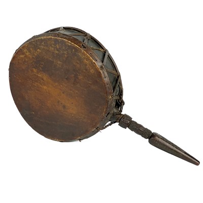 Lot 117 - A Nepalese Dhyangro shamans drum, 19th century.