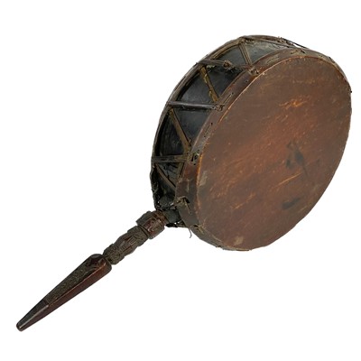 Lot 117 - A Nepalese Dhyangro shamans drum, 19th century.