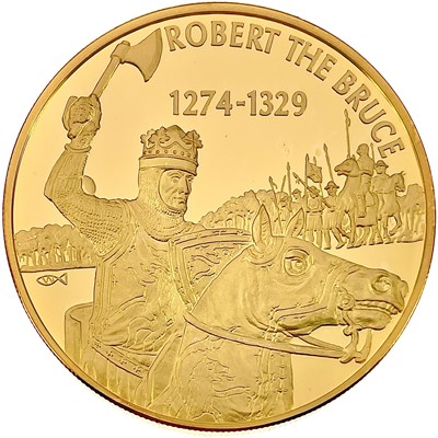 Lot 27 - East Caribbean States Piedfort 24ct gold plated crown size (x 24)