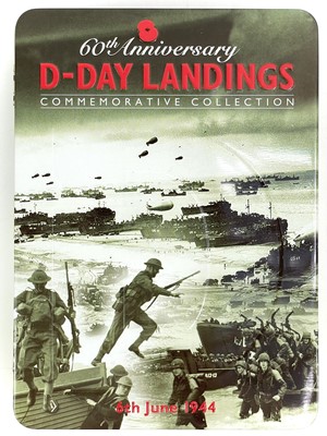 Lot 32 - 60th Anniversary of D-Day Landings 5 oz silver proof Guernsey £10 coin