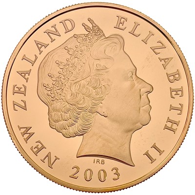 Lot 33 - Lord of the Rings New Zealand 22ct Gold $10 2003 proof coin