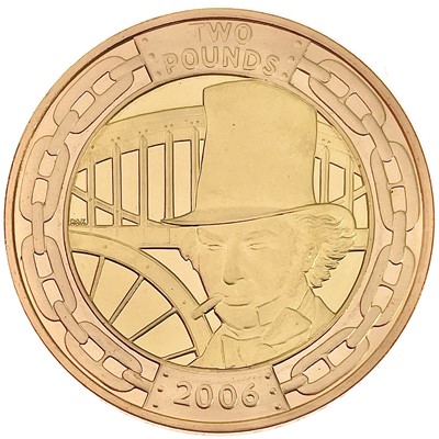 Lot 43 - 2006 GB Gold £2 proof "200th Anniv. of Brunel" coin