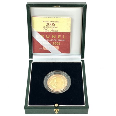 Lot 43 - 2006 GB Gold £2 proof "200th Anniv. of Brunel" coin