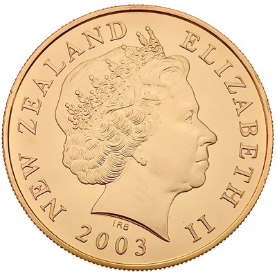 Lot 46 - Lord of the Rings New Zealand 22 ct gold $10 2003 proof coin "The Ring of Power"