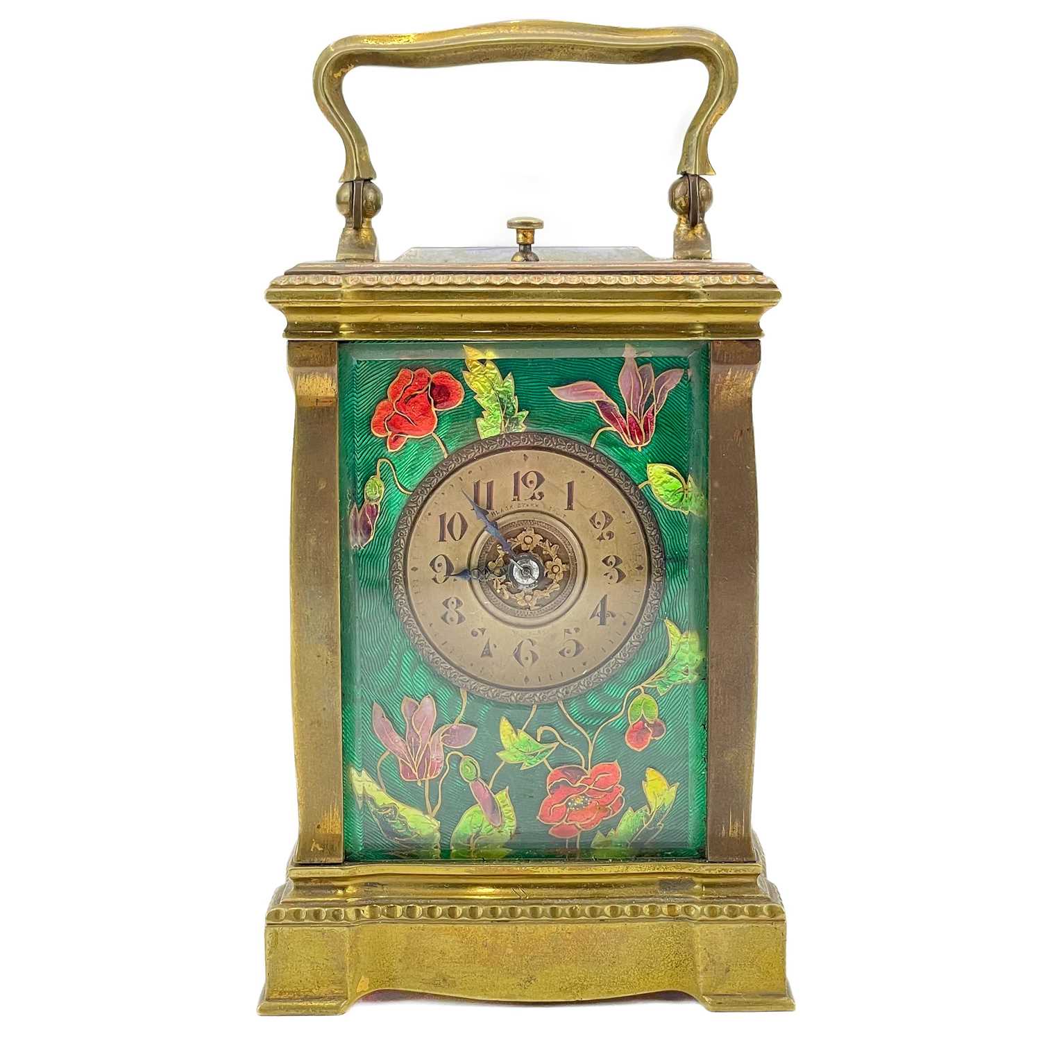 Lot 339 - French 19th century repeater carriage clock.