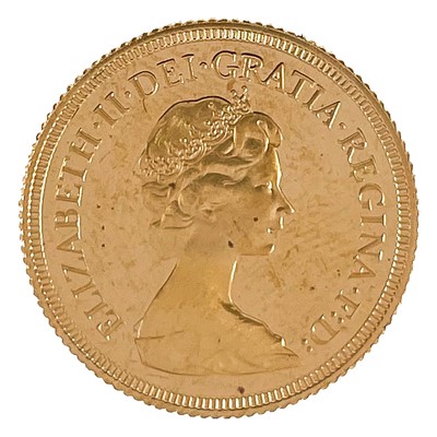 Lot 57 - A 1979 proof full sovereign proof gold coin.