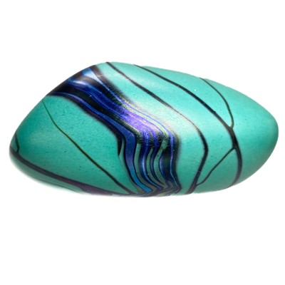 Lot 493 - Siddy Langley iridescent glass paperweight.