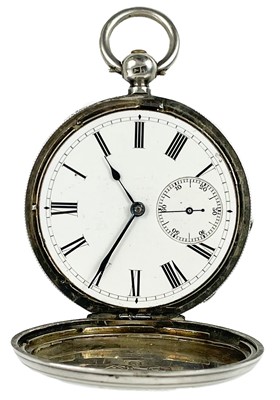Lot 38 - Two Waltham silver-cased pocket watches.