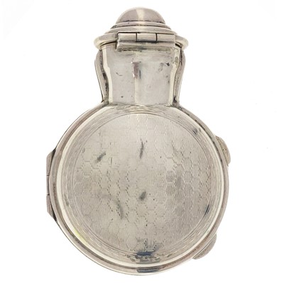 Lot 20 - A silver perfume bottle holder.