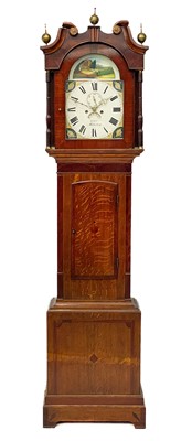 Lot 326 - A 19th century eight-day longcase clock.