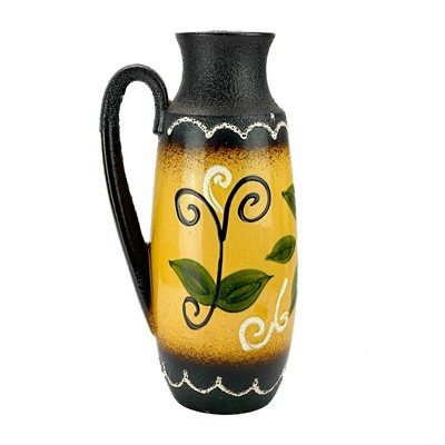 Lot 519 - A West German tall Lava jug.