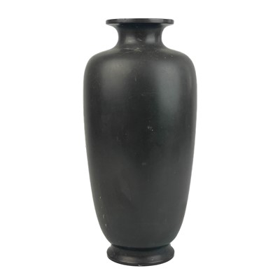 Lot 159 - A Japanese bronze vase, Meiji period.