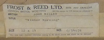 Lot 76 - John MILLER (1931 – 2002)