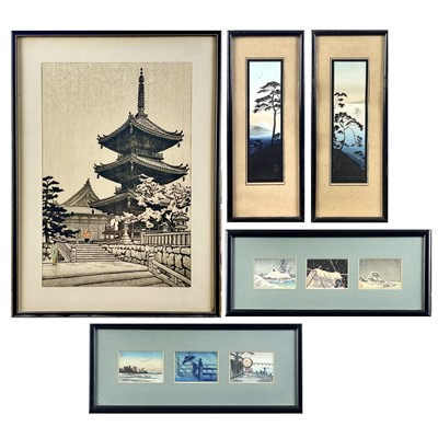 Lot 329 - Various Japanese prints.