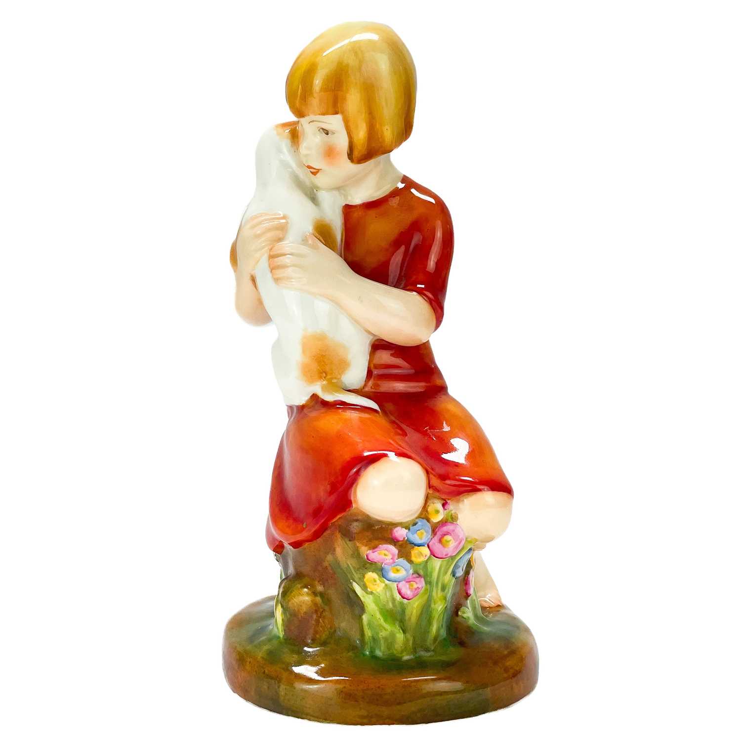 Lot 525 - A Royal Worcester figure, Mongrel Pup.