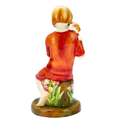 Lot 525 - A Royal Worcester figure, Mongrel Pup.