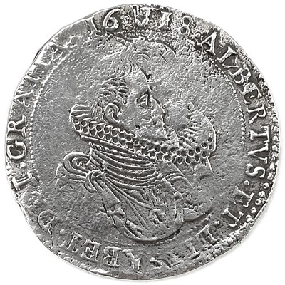 Lot 55 - "Hollandia" a shipwreck sunk 1743. Spanish Netherlands 1618 Silver Ducaton