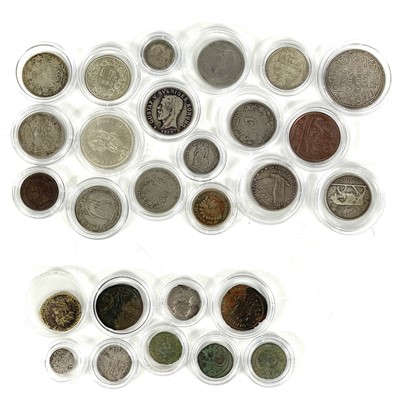 Lot 70 - Miscellaneous foreign silver and other coins