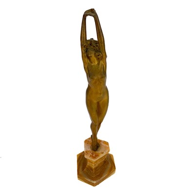 Lot 91 - Claire Jeanne Robert Colinet (1880-1950) French, A gilt bronze figure.