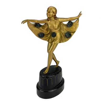 Lot 269 - After Professor Otto Poertzel (1876-1963), a gilt bronze figure.